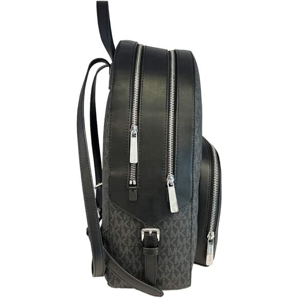 NWT Michael Kors Women Jaycee Logo Backpack (Black)-OS - Picture 5 of 8